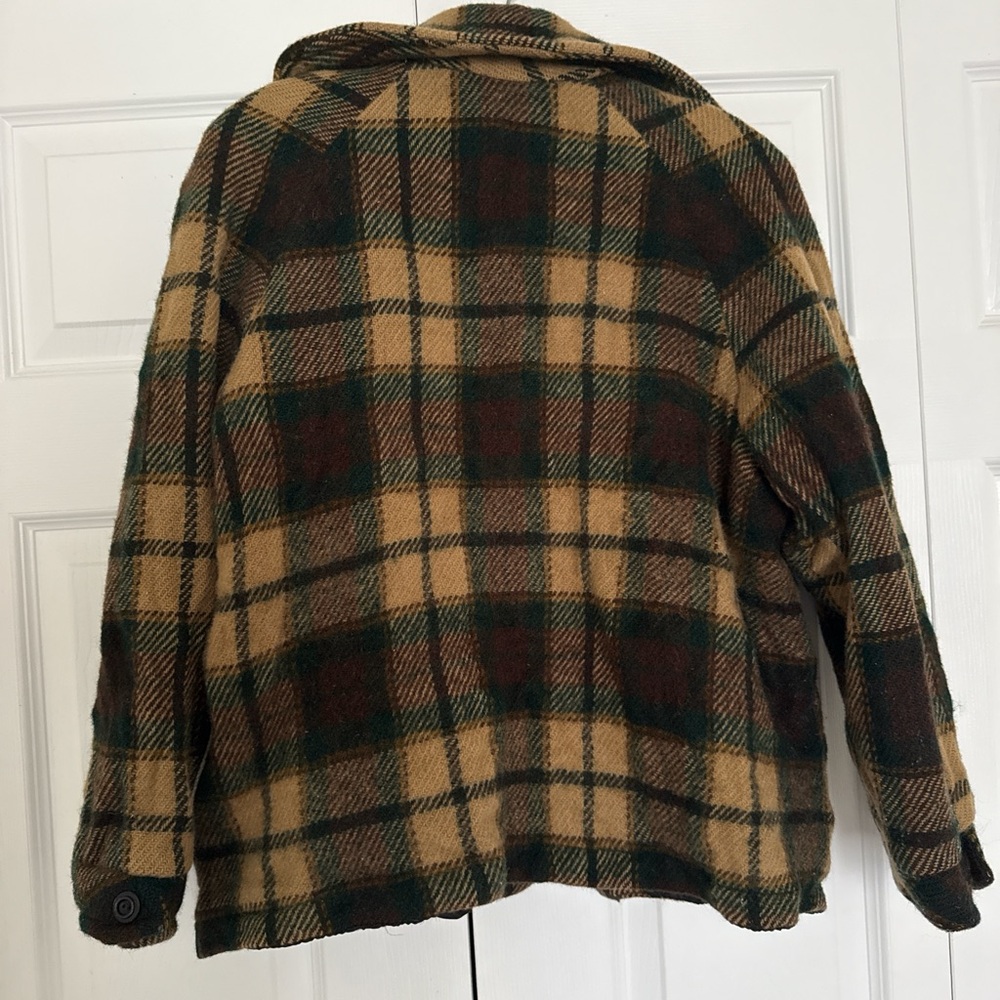 Plaid Wool Jacket - image 2